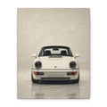 Porsche 911 Classic Front View Matte Canvas Wall Art