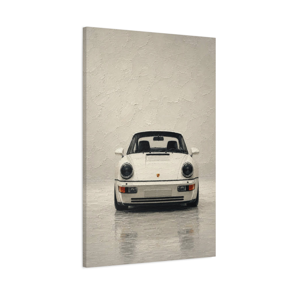 Porsche 911 Classic Front View Matte Canvas Wall Art