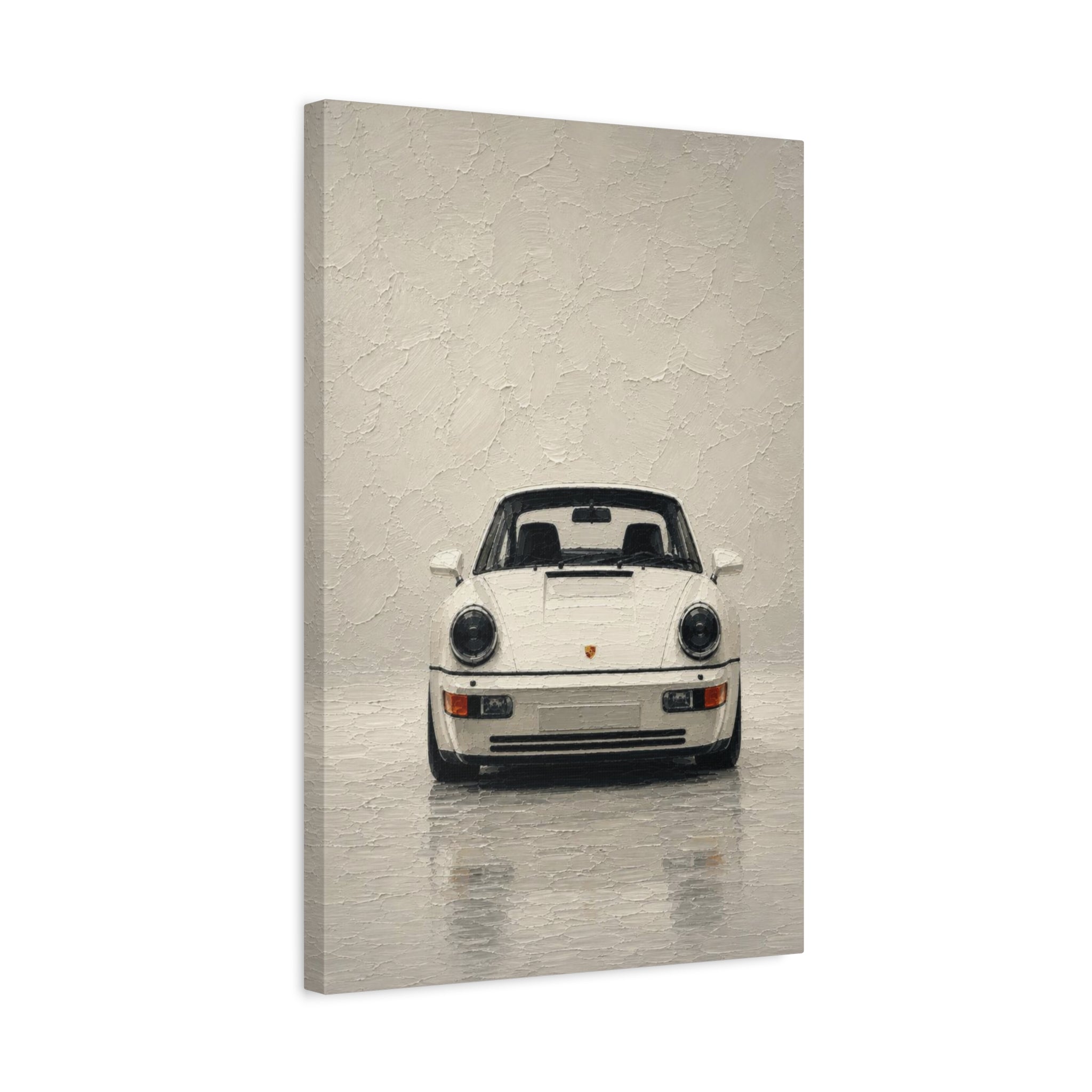 Porsche 911 Classic Front View Matte Canvas Wall Art